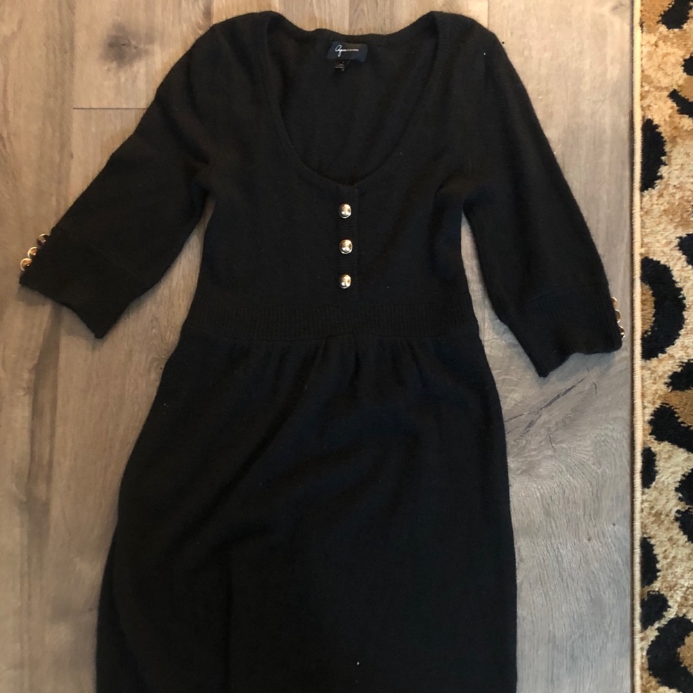 Aqua cashmere dress